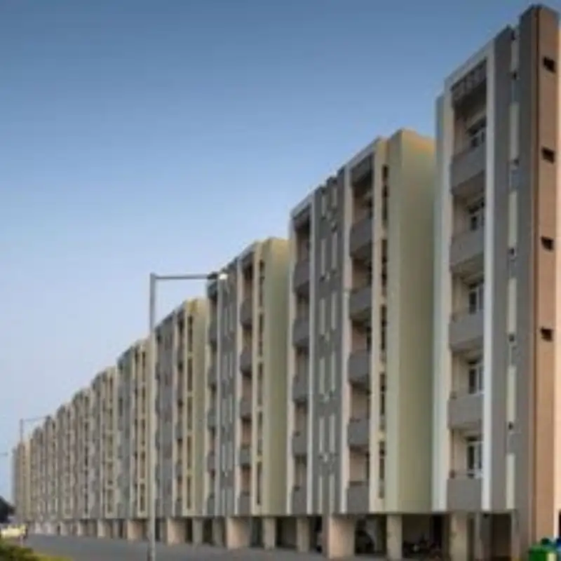 Side facade view of Wave Dream Homes mid-rise apartment blocks