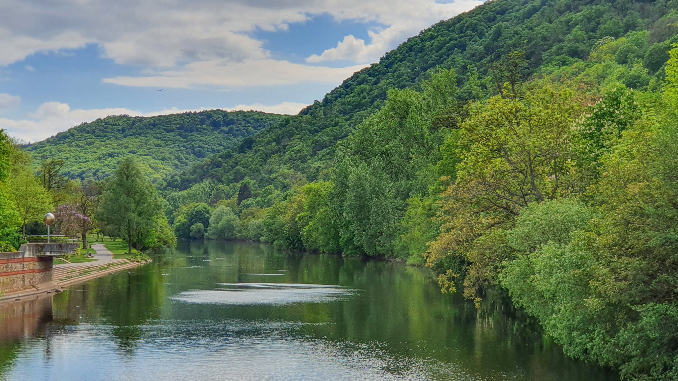 Park und Naheufer in Bad Kreuznach