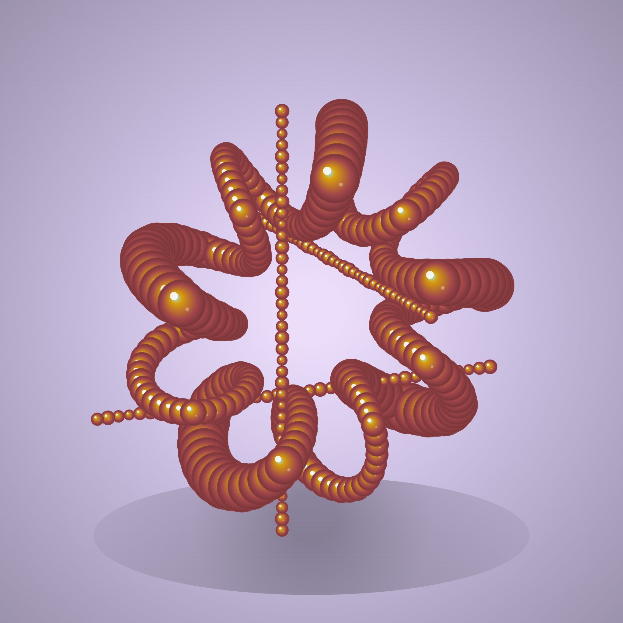 Sunset Knot #166