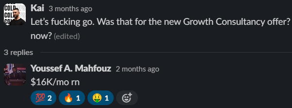 Youssef A. Mahfouz - $16K/mo