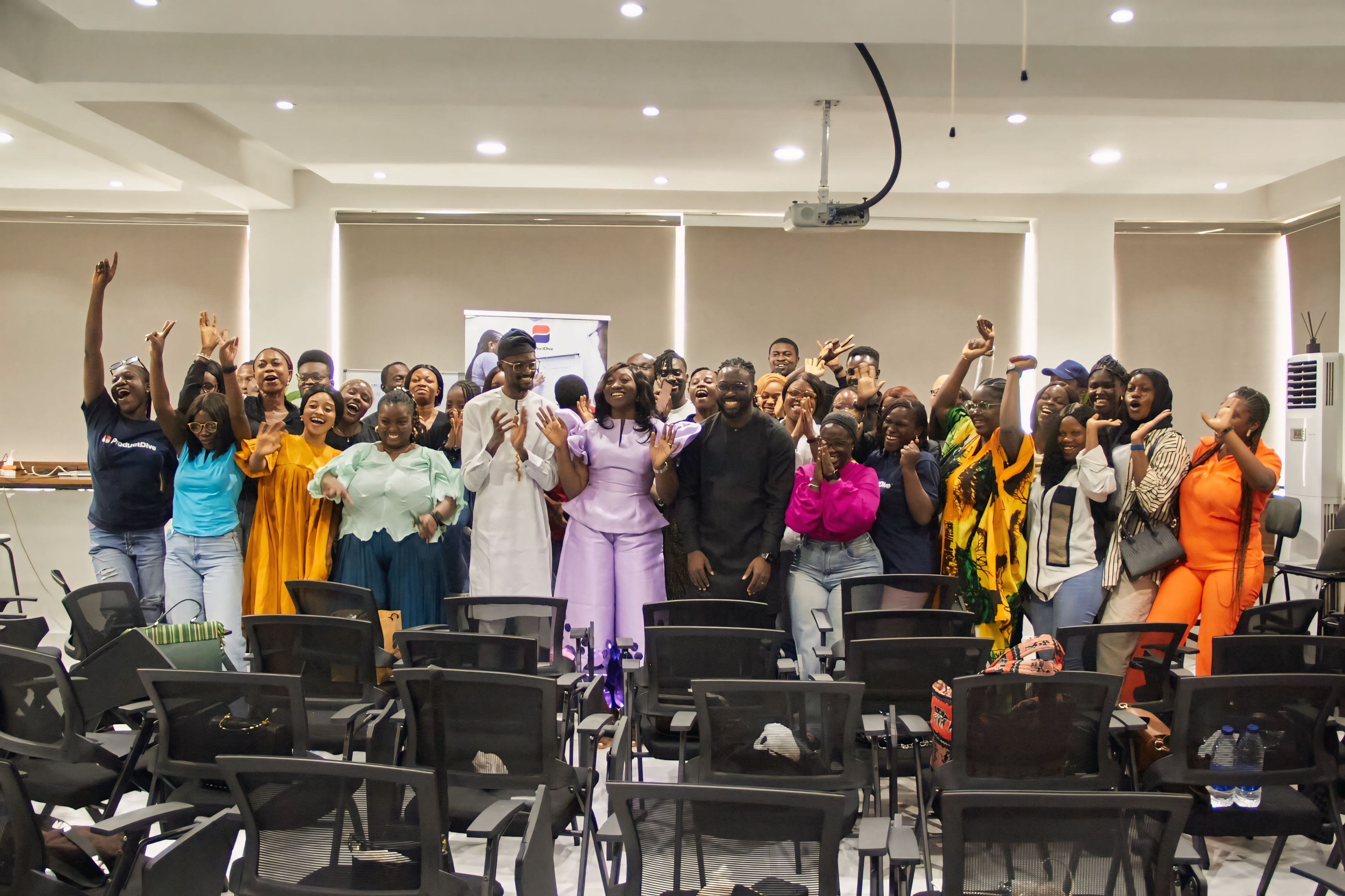 Group photo with Product Dive participants