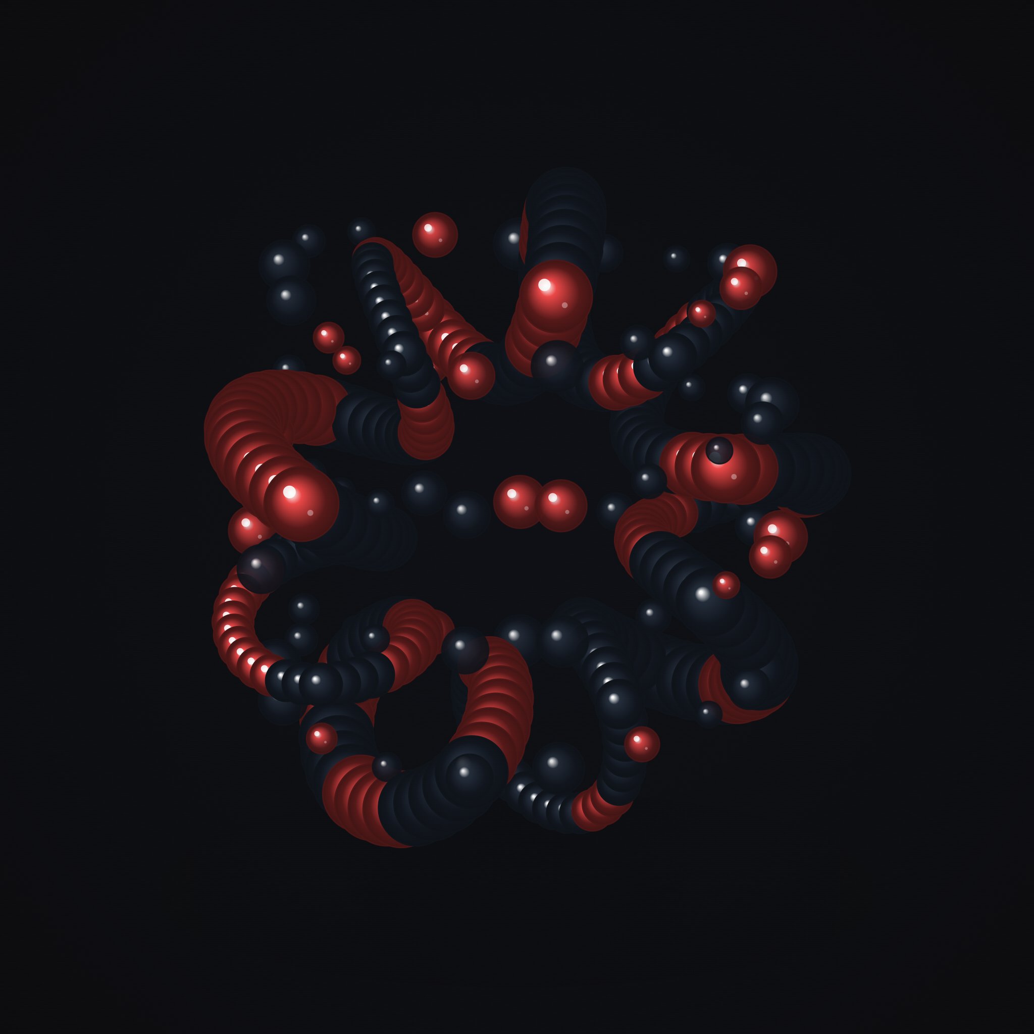 Red Black Knot #177