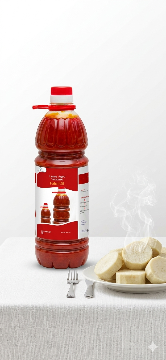 Unadulterated Liquid Nigerian Palm Oil (Elaeis guineensis) – 1Ltr Bottle – Umes Agro Venture
