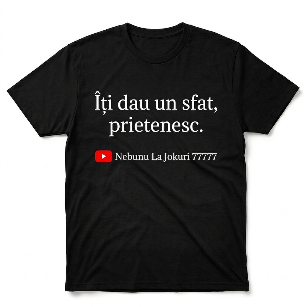 Iti dau un sfat, prietenesc — Negru