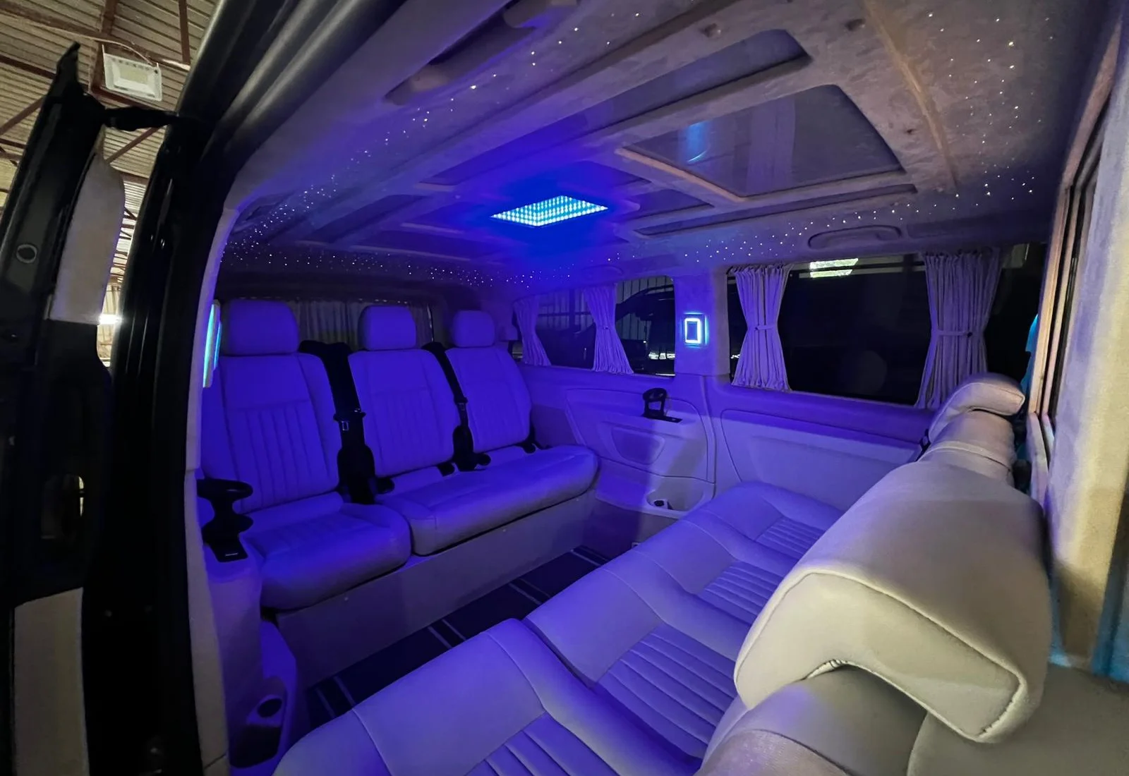 Purple ambient lighting