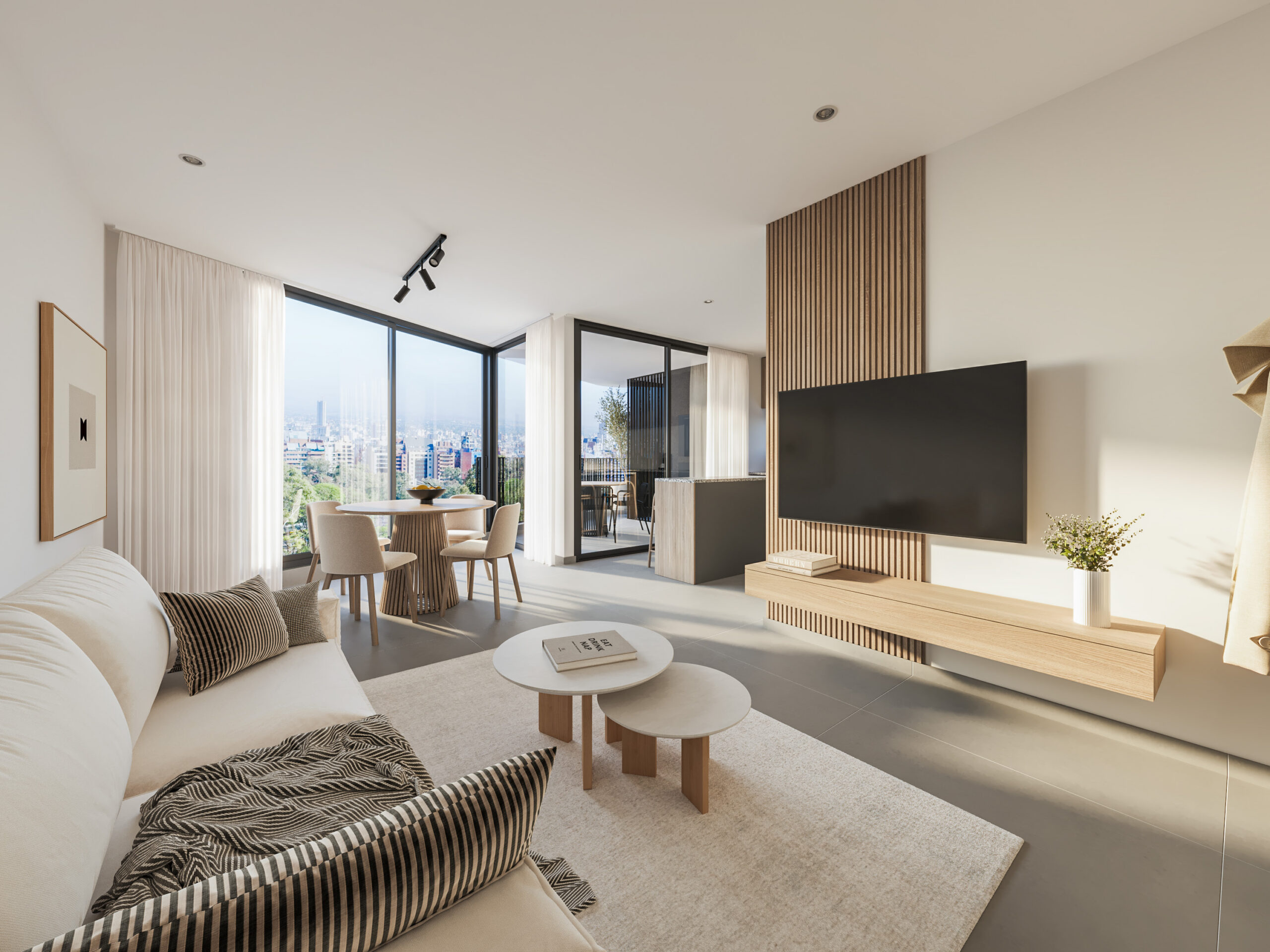 Living de NOOK con vista panoramica