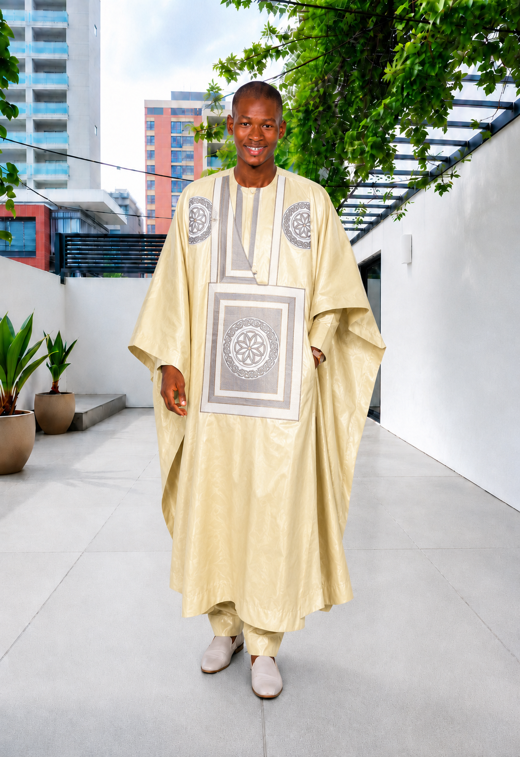 Grand Boubou Champagne Royal