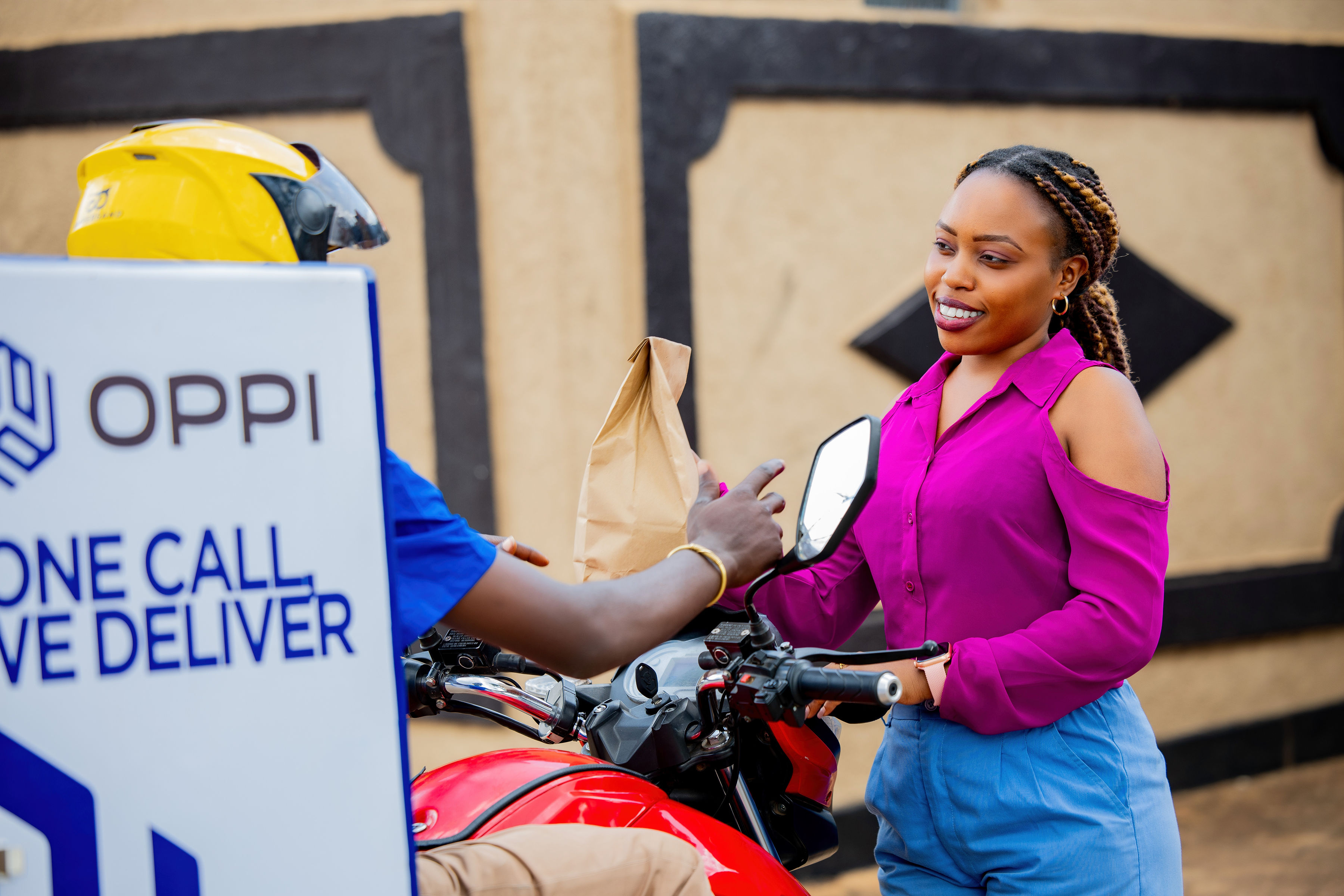 Customer Receiving Delivery