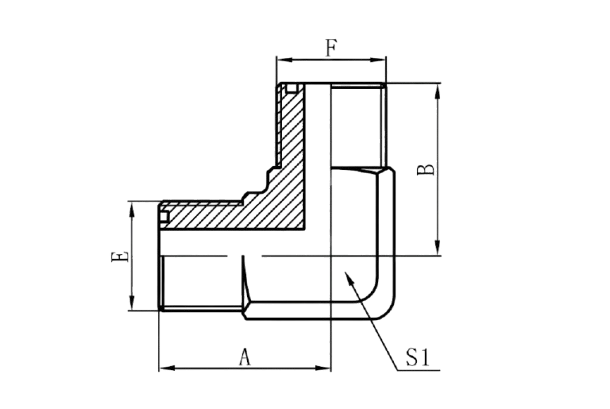 1F9 - ORFS Male O-Ring (90°Elbows)