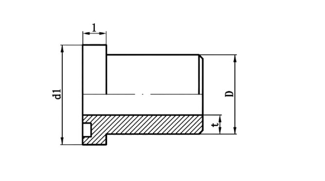 1JFL - JIC Male 74°Cone × L-Series Flange