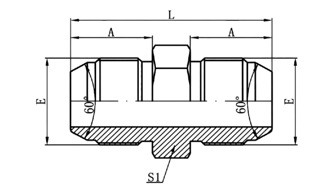 1S - JIS Gas Male 60°Cone