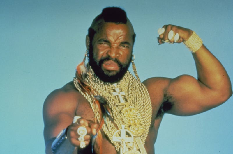 Mr T in gold chains