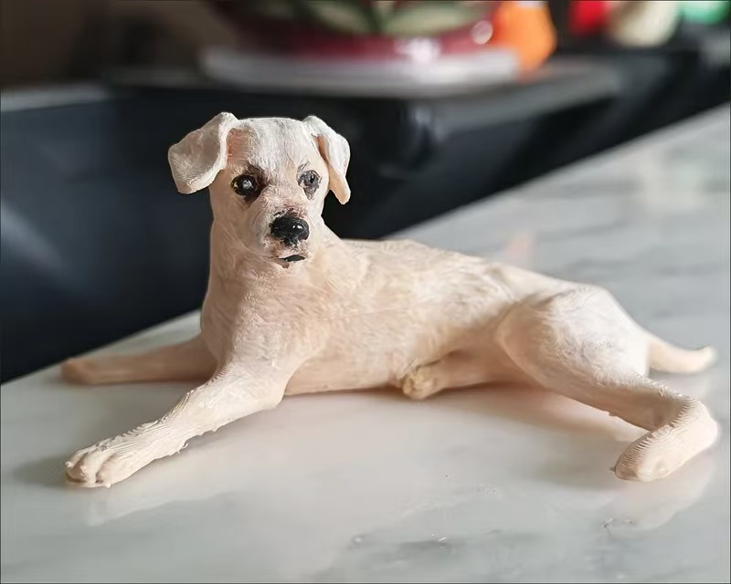 Biscuit - Terrier Mix figurine