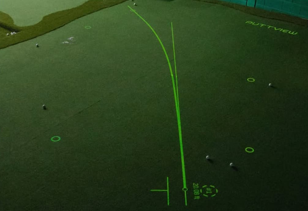 Putting green con tecnología Puttview