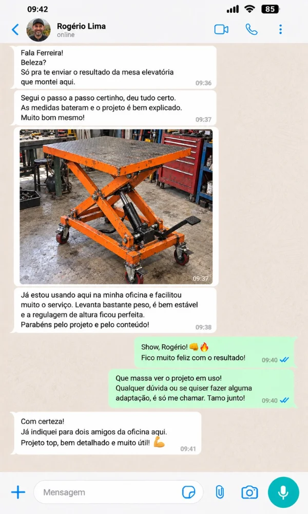 Depoimento de Rogério Lima