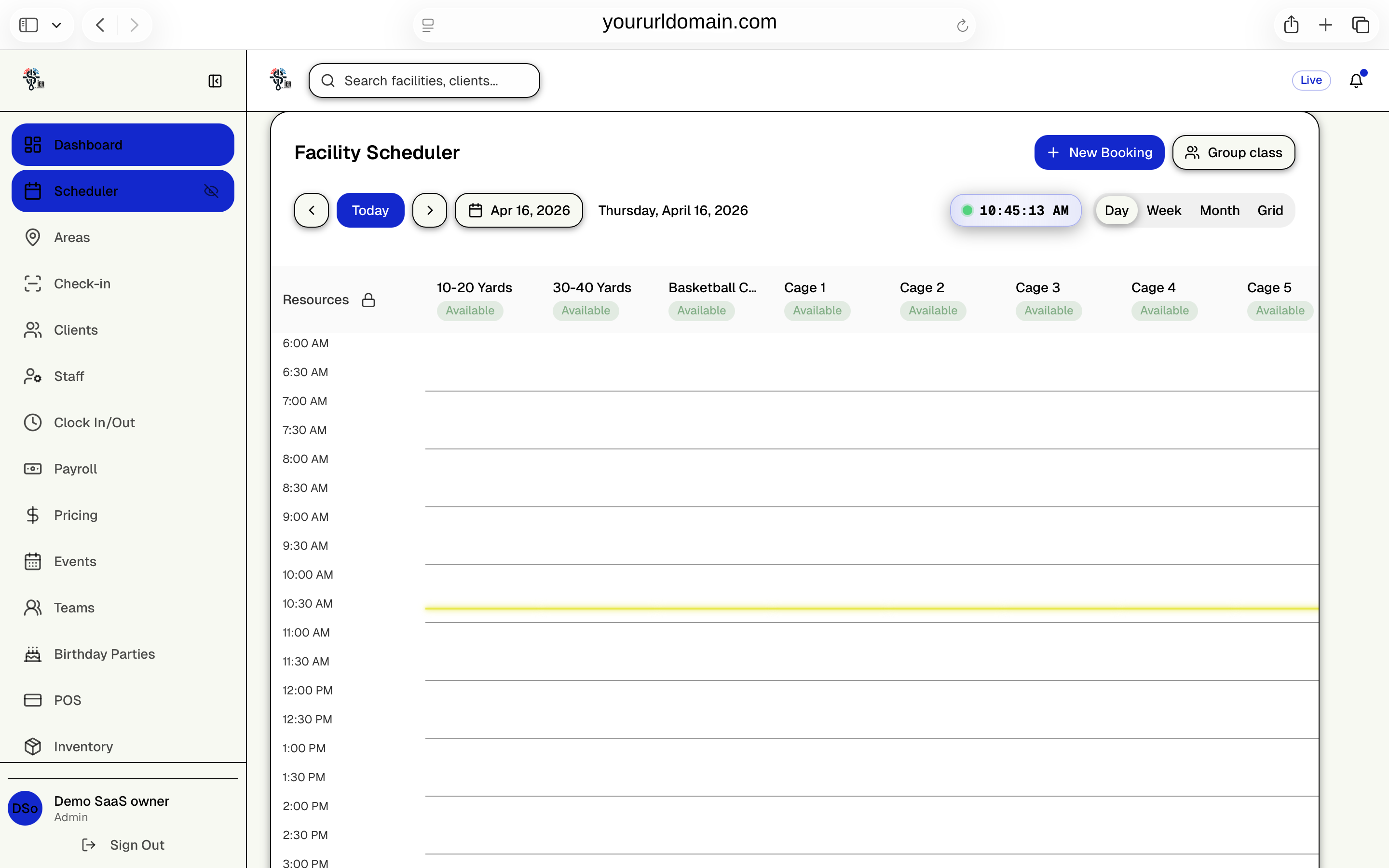 Facility Scheduler