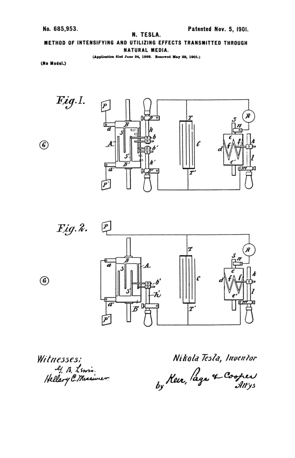 Method of Intensifying and Utilizing Effects Transmitted Through Natural Media