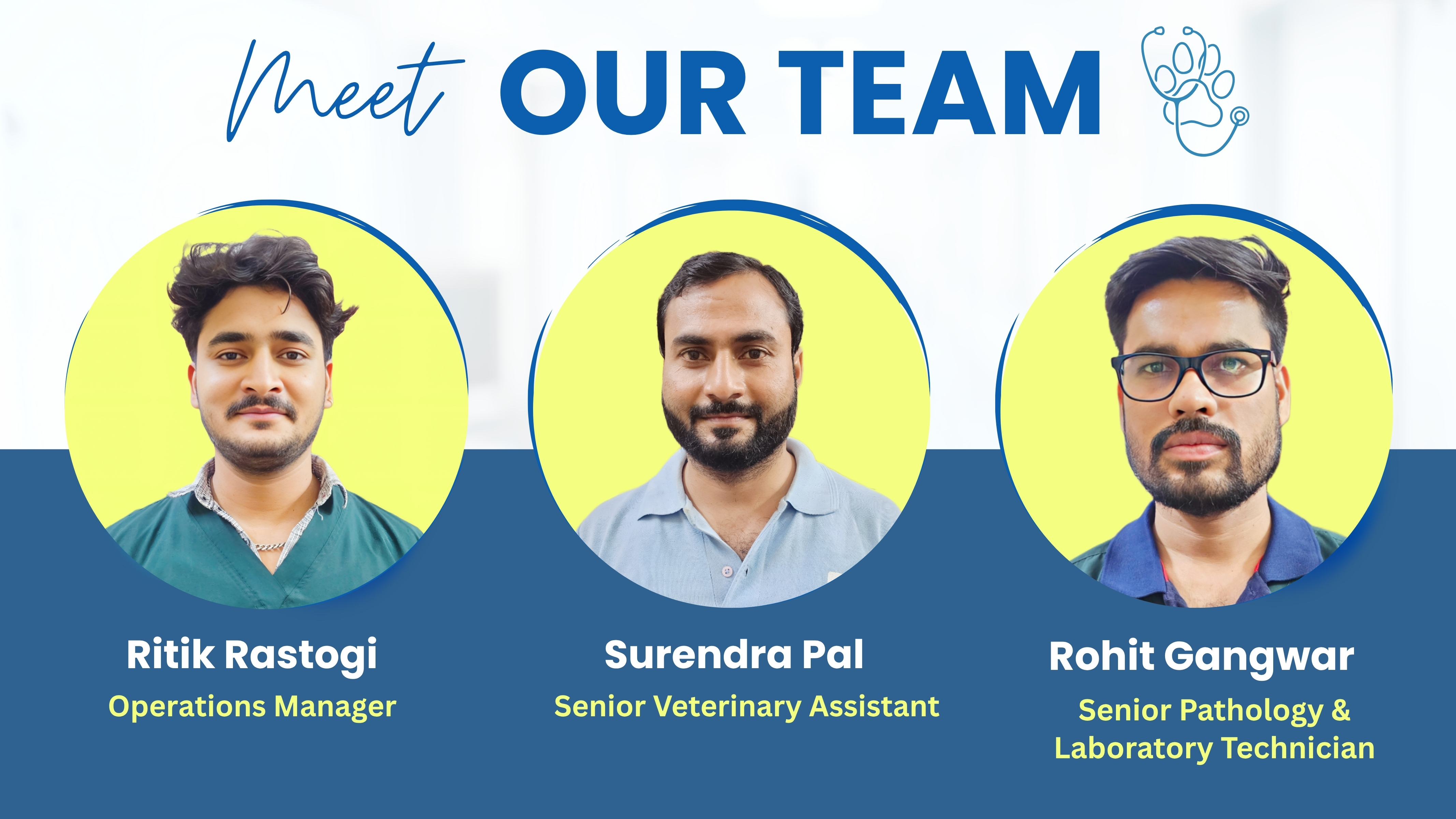 Meet Our Team - Ritik Rastogi, Surendra Pal, Rohit Gangwar