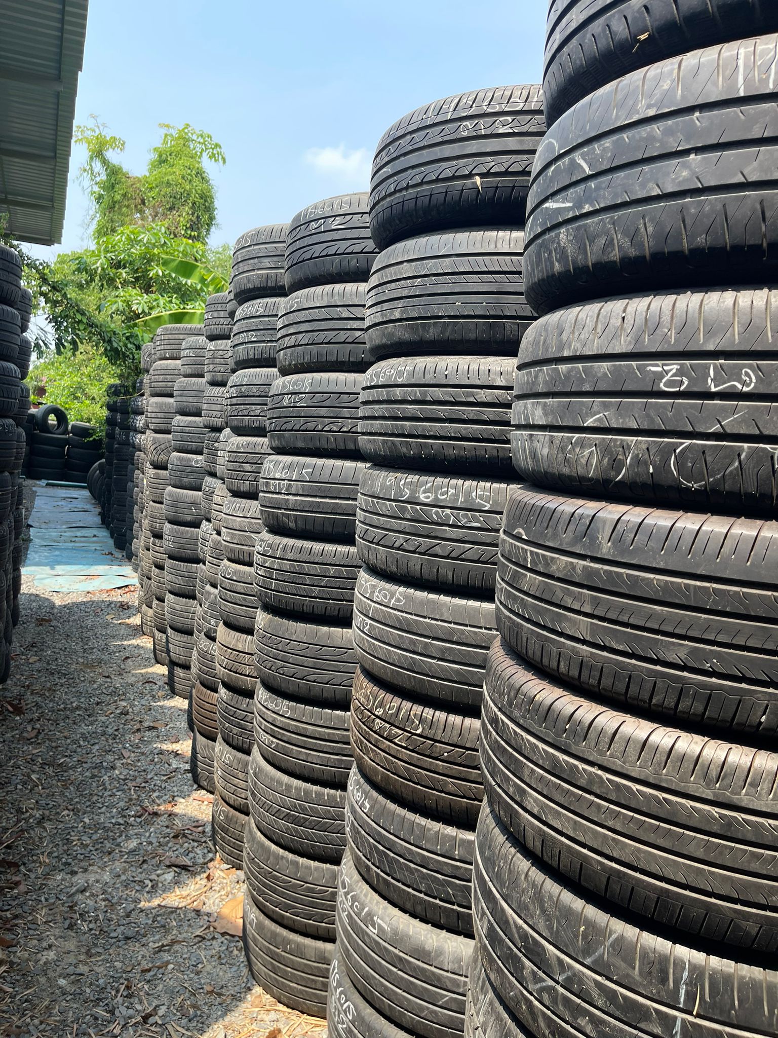 Nkosi Tyres yard