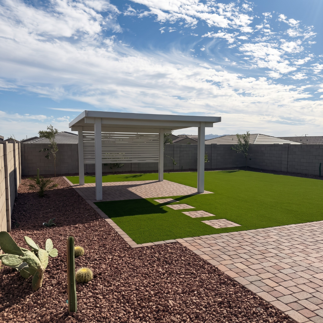 Desert Landscape with Paver Patio