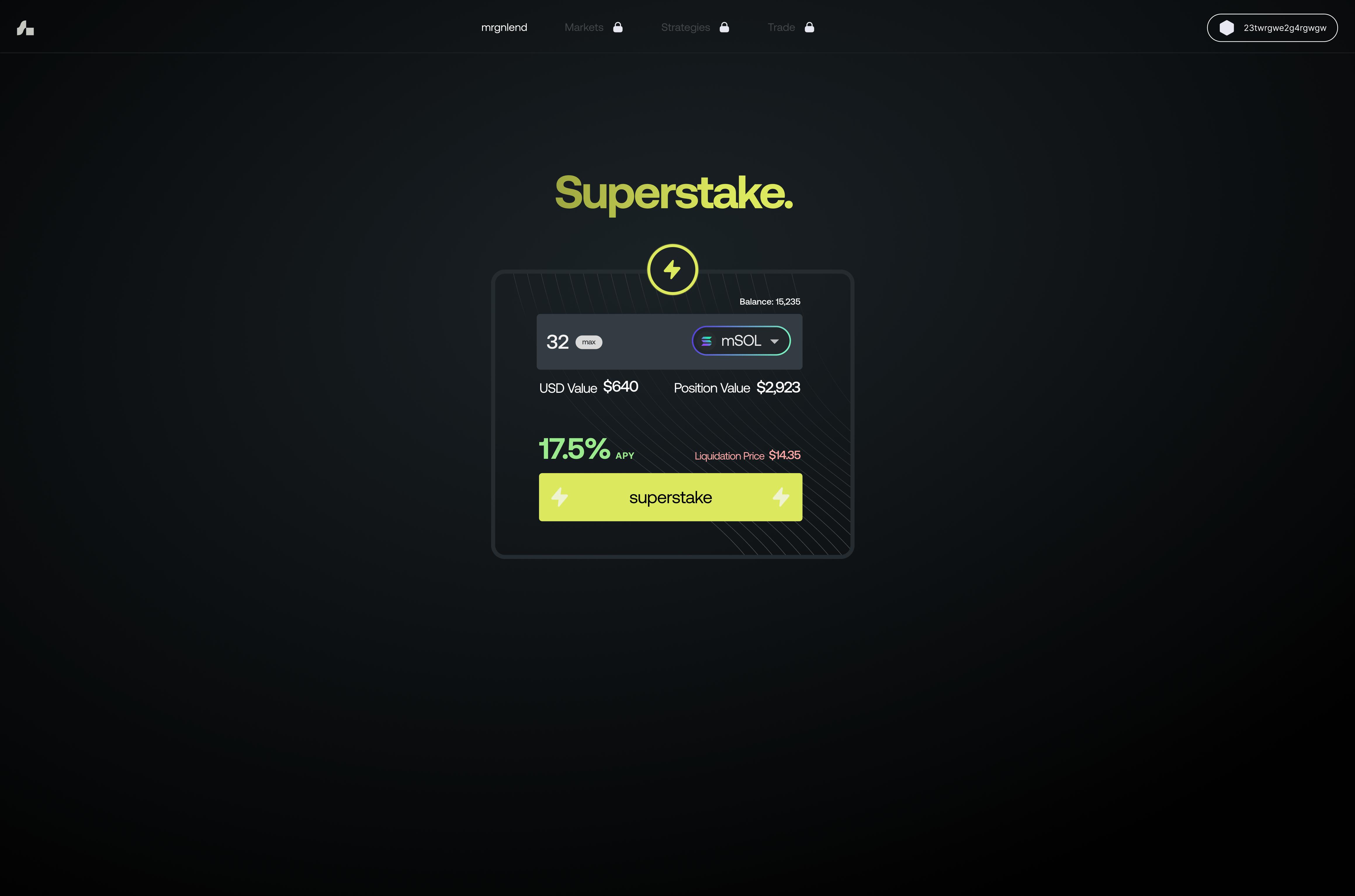 Superstake DeFi Platform