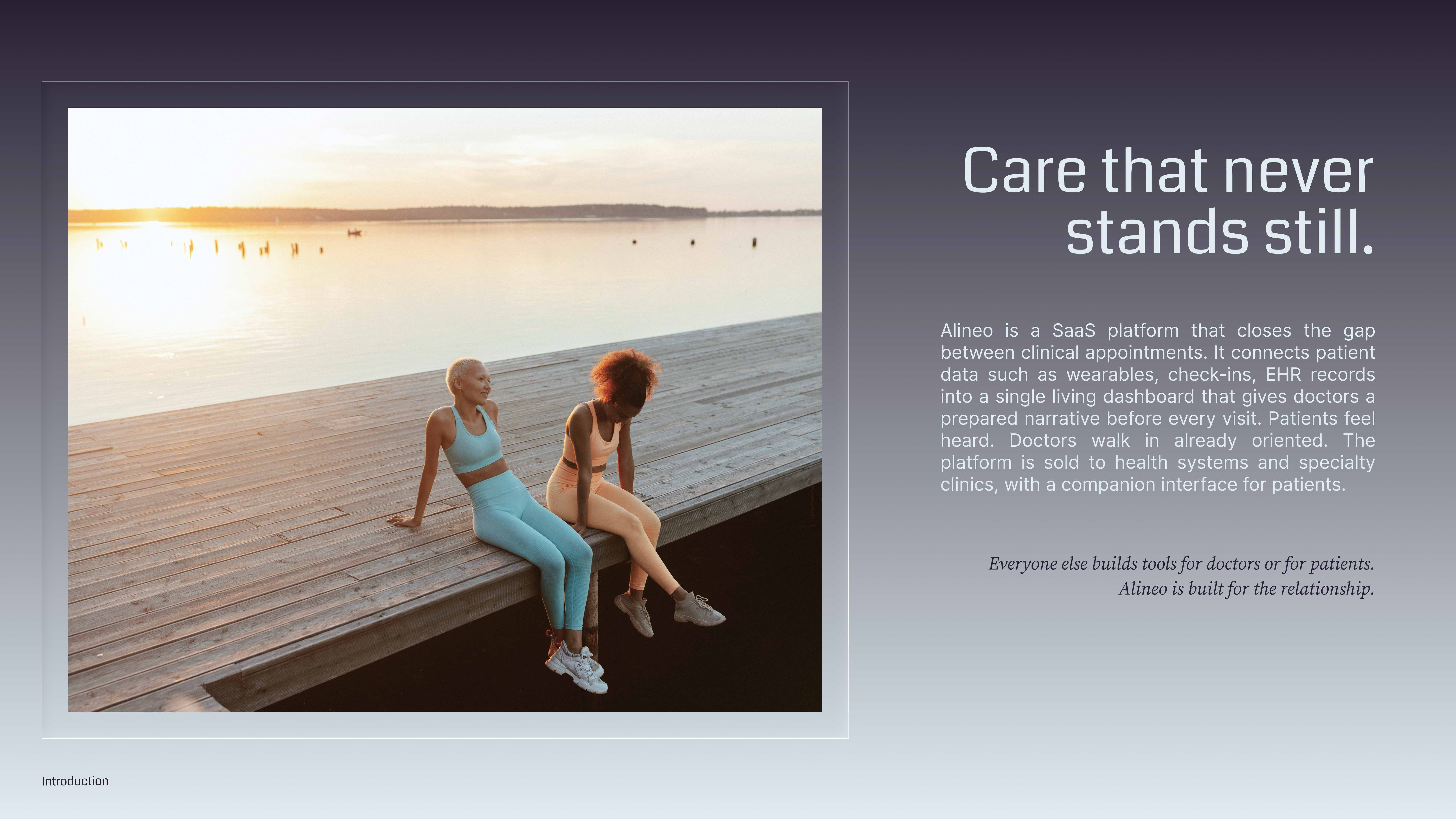 Alineo brand introduction - Care that never stands still
