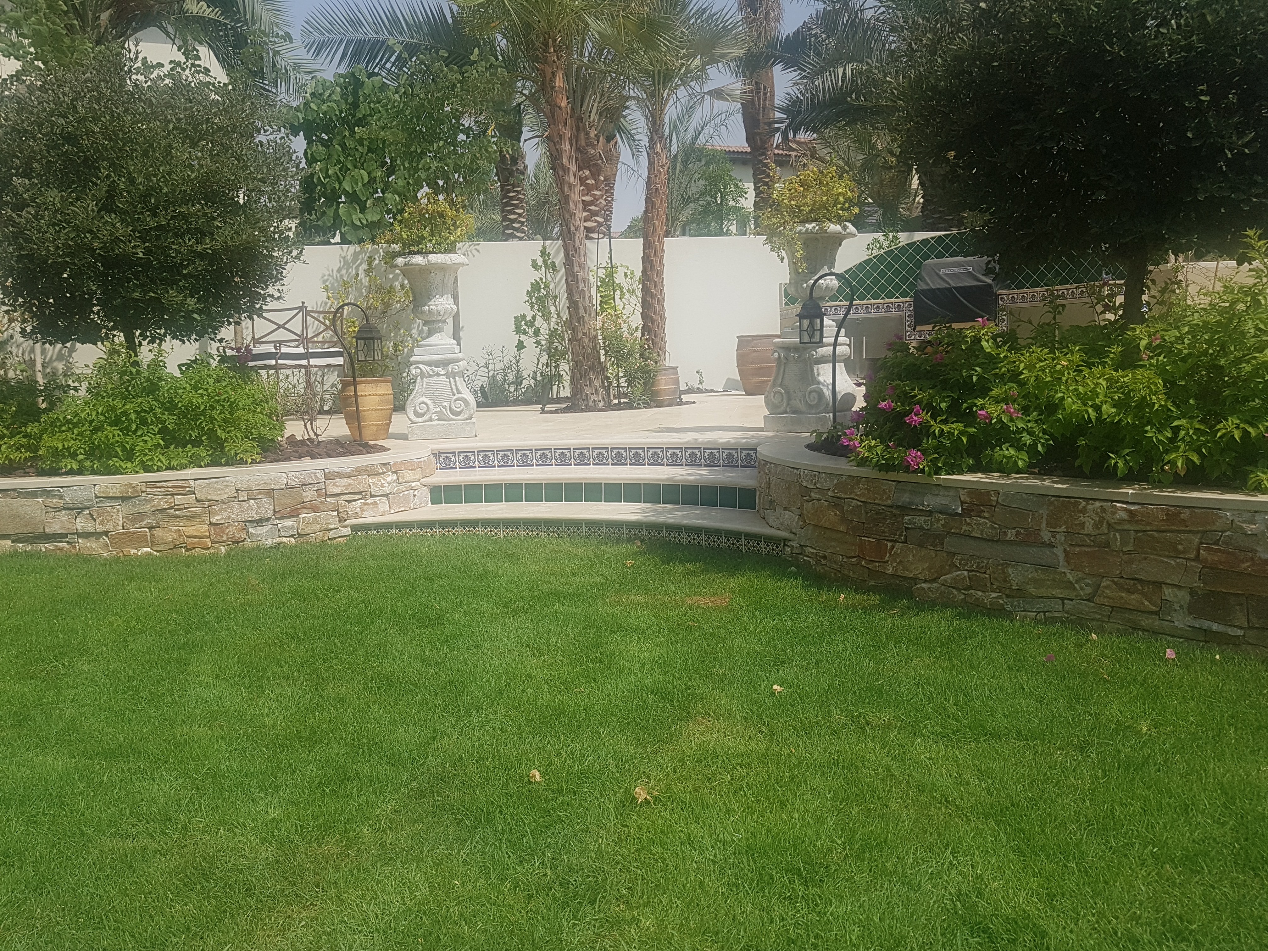 Garden landscaping work by Optimum Landscapes