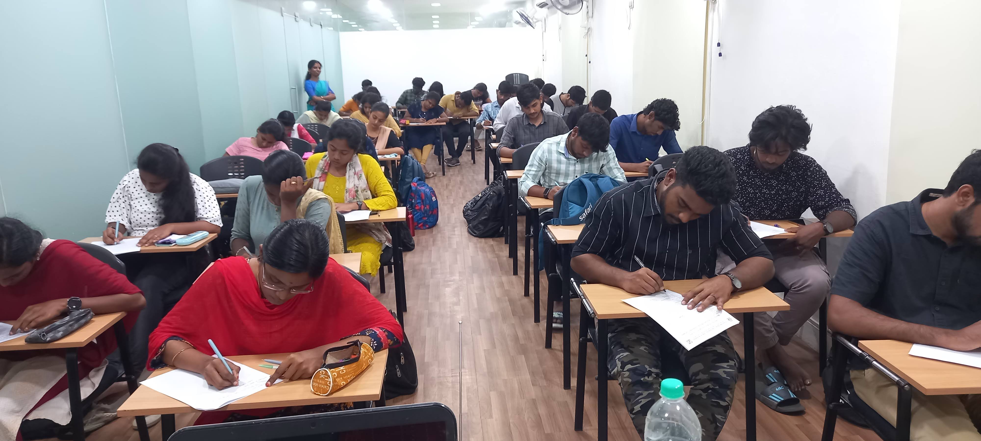 Students Taking Assessment