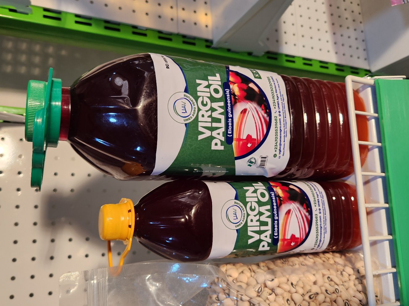 Unadulterated Liquid Nigerian Palm Oil (Elaeis guineensis) – 1Ltr Bottle – Umes Agro Venture