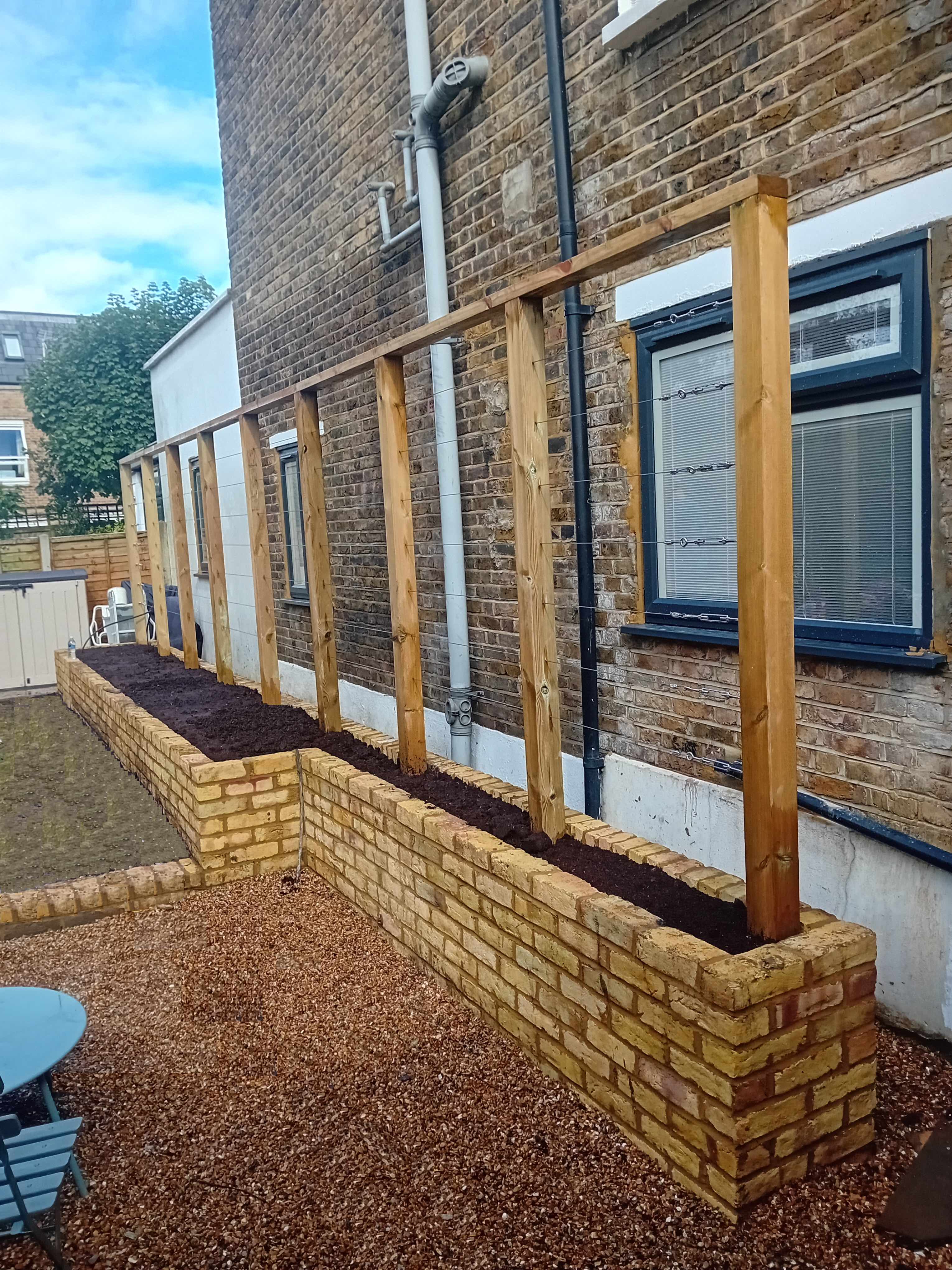 Recent garden landscaping project