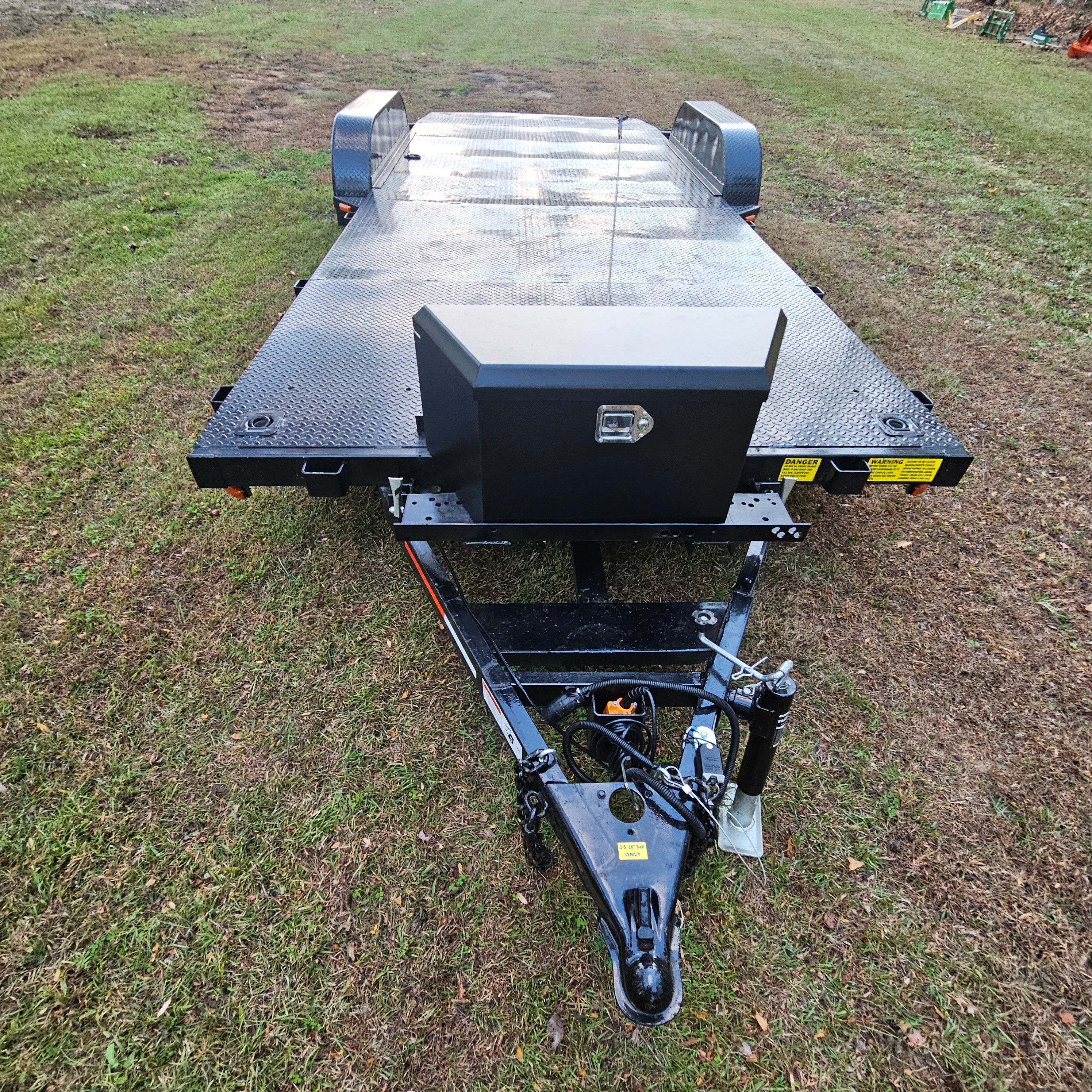 83" x 20' Car Hauler Trailer view 3