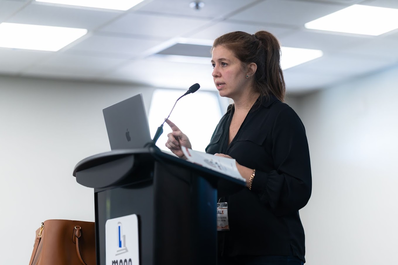 Leticia speaking at SCALE conference