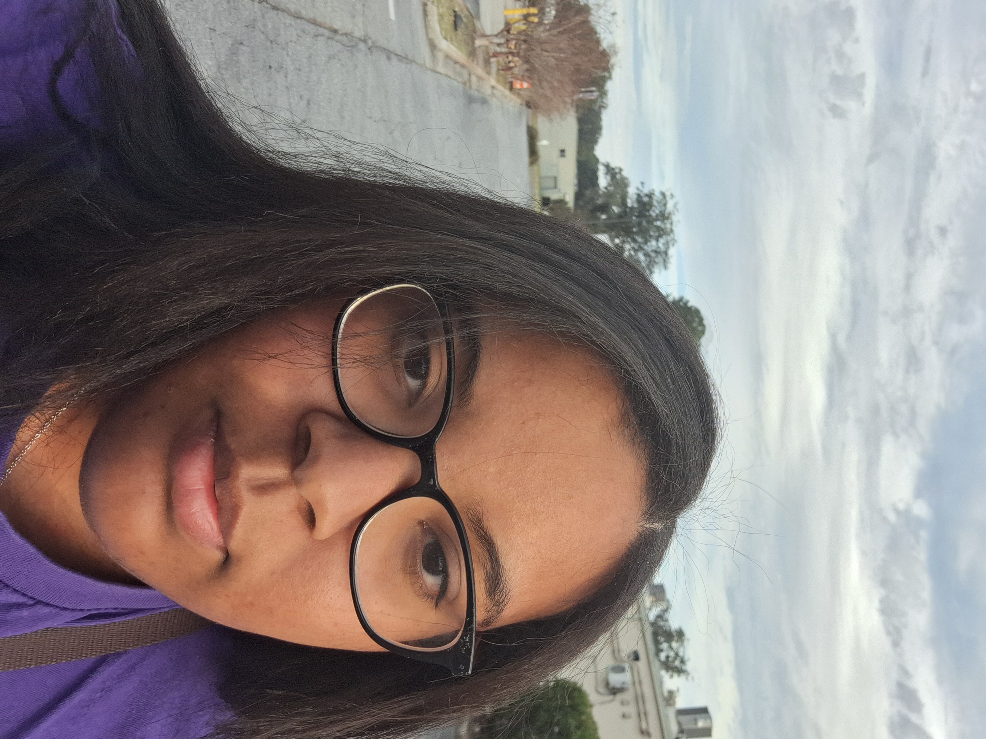 Faith outdoor selfie
