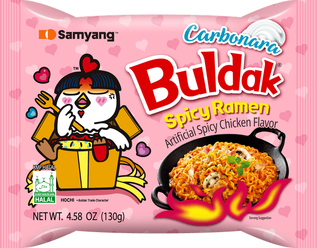 Carbonara Buldak Ramen