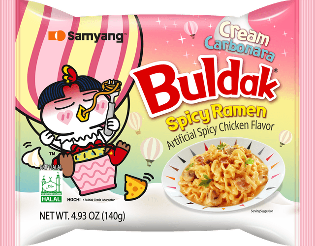 Cream Carbonara Buldak Ramen