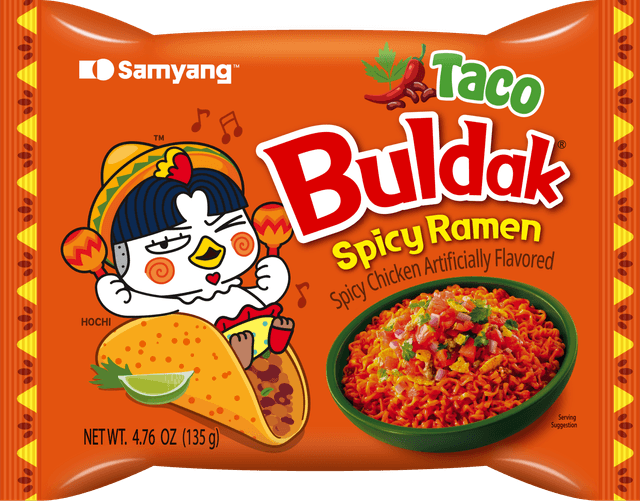 Taco Buldak Ramen