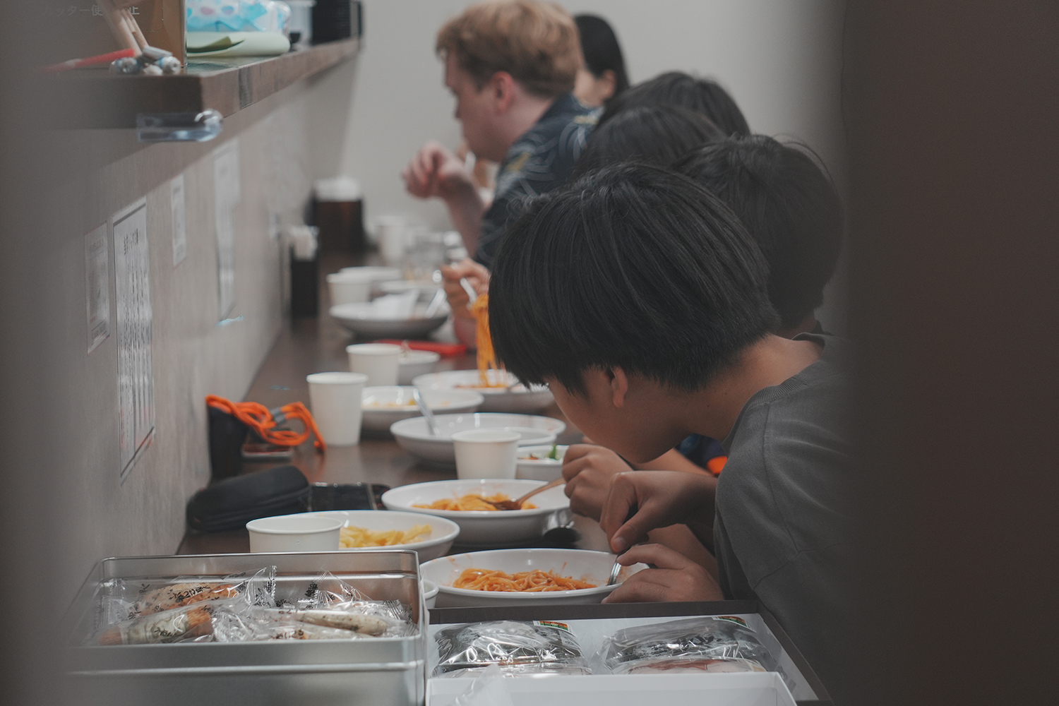 People dining together
