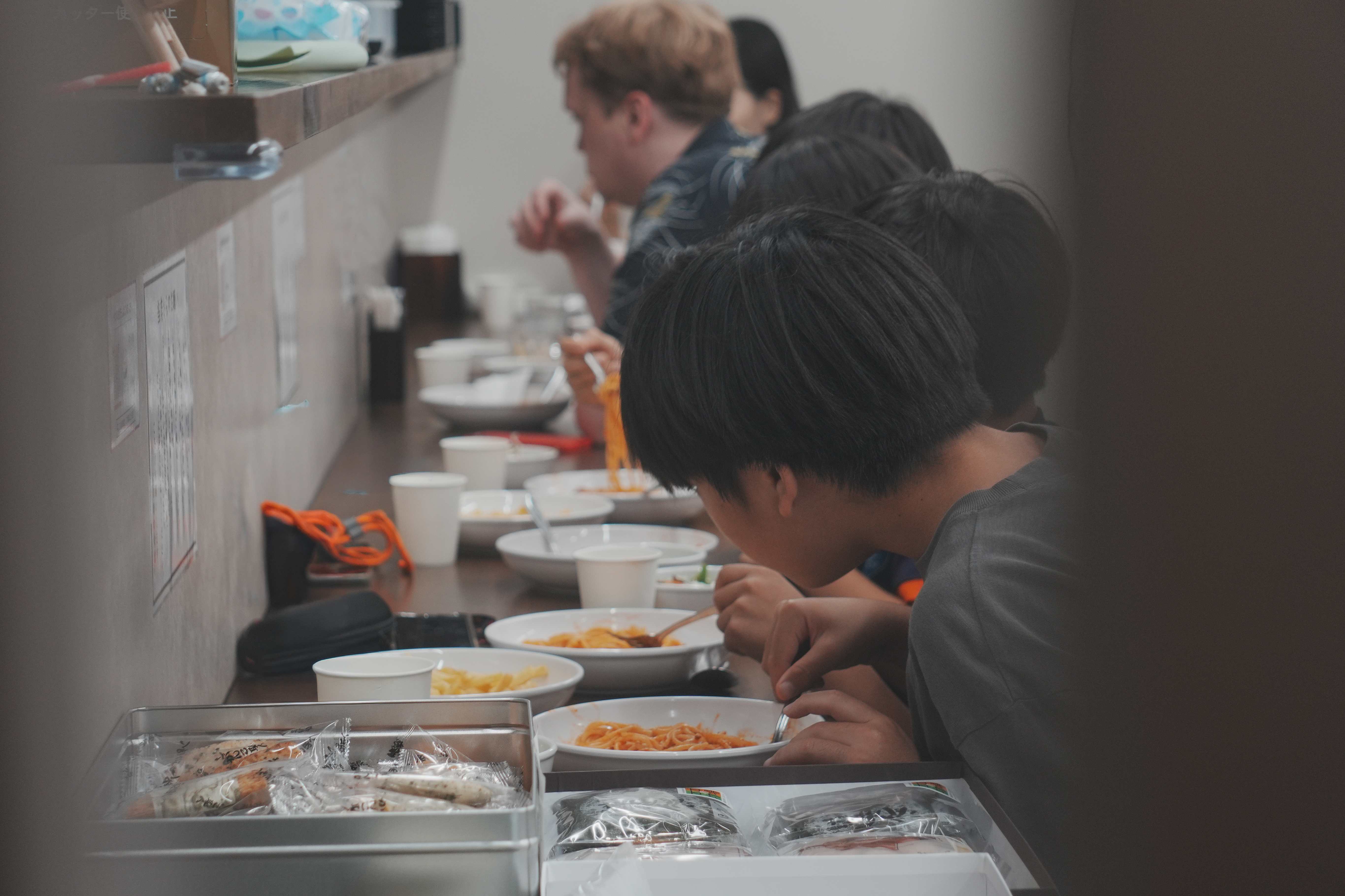 People dining together