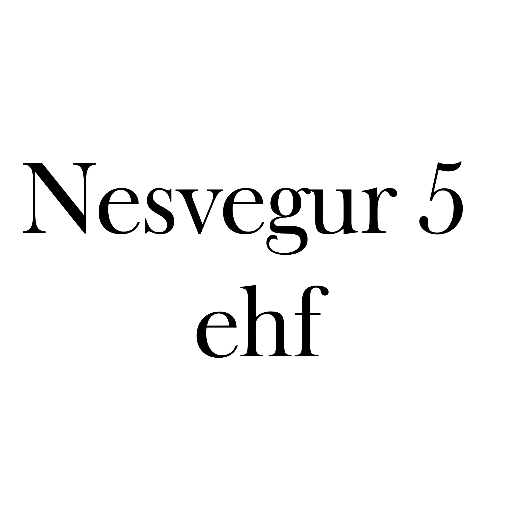 Nesvegur 5 ehf