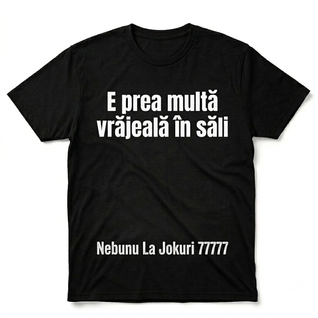 E prea multă vrăjeală în săli — Negru v1