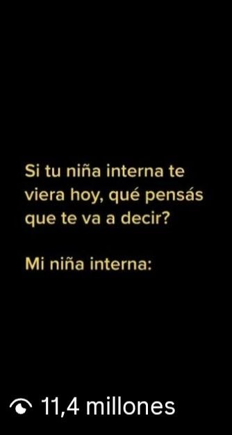 Reel viral: si tu niña interna te viera hoy