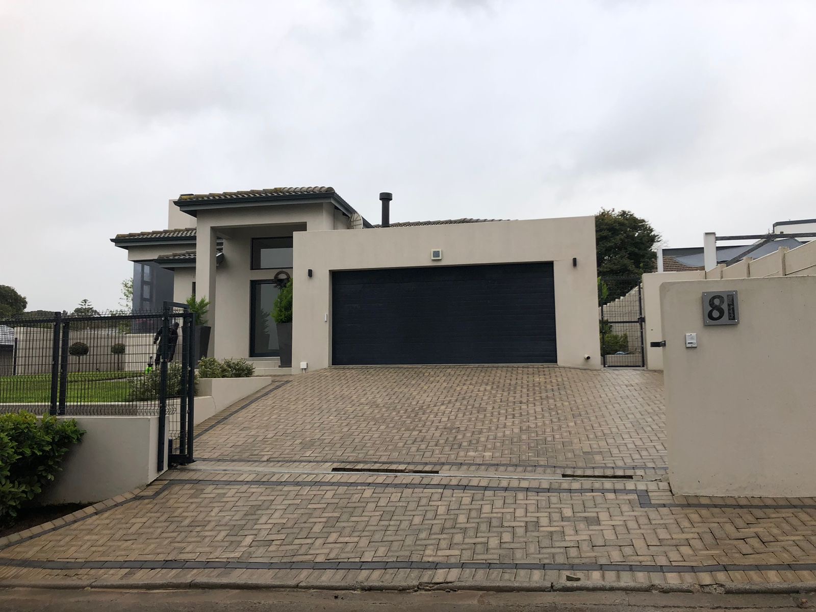 Modern Grey Driveway after