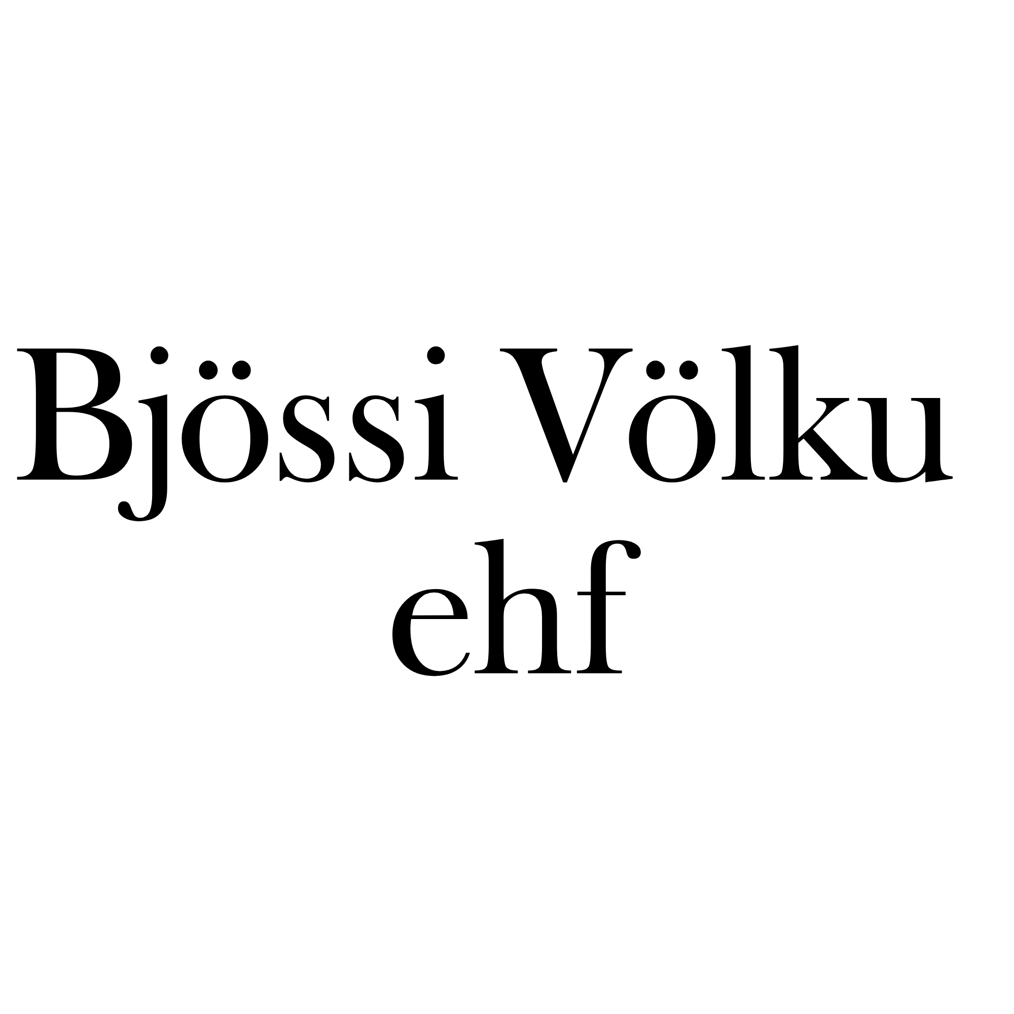 Bjóssi Völku ehf