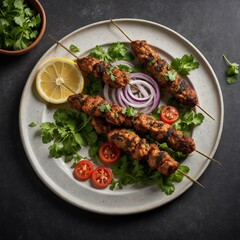Beef Boti Kebab - Al Hussain BBQ charcoal grill specialty