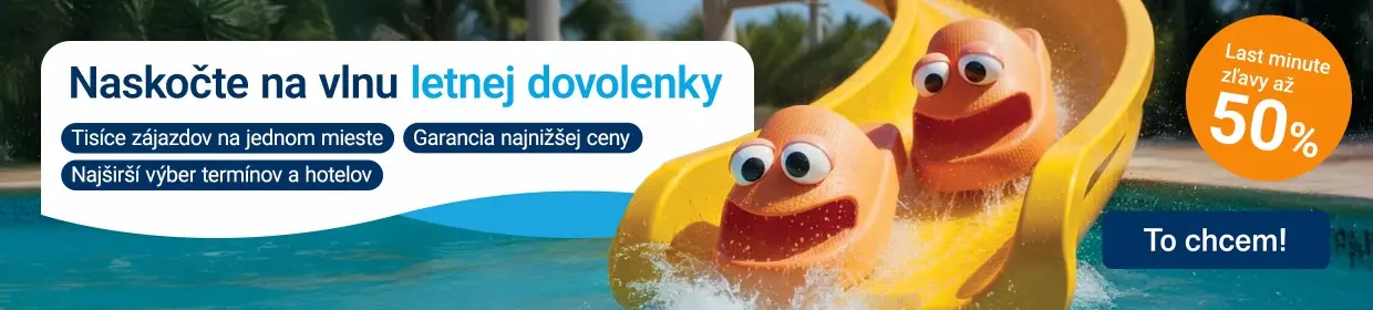 Naskočte na vlnu letnej dovolenky – Last minute zľavy až 50% na invia.sk