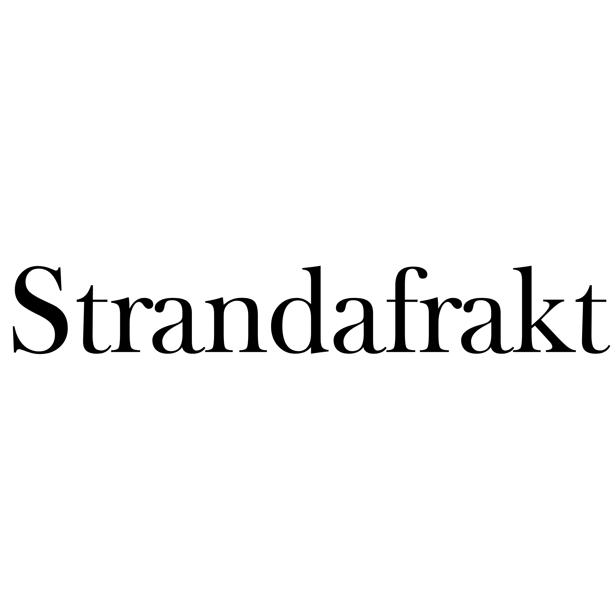 Strandafrakt