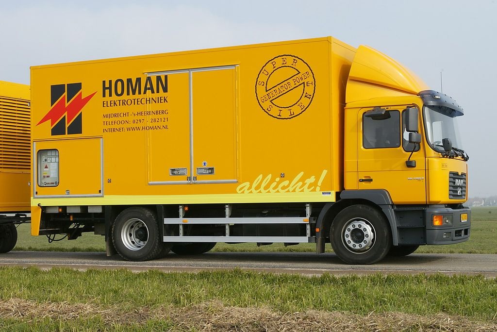 250 kVA aggregaat vrachtwagen open