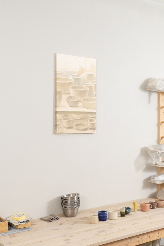 Quiet Gesture studio worktable