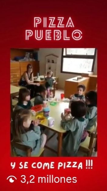 Reel viral: Pizza Pueblo y se come pizza en el jardín