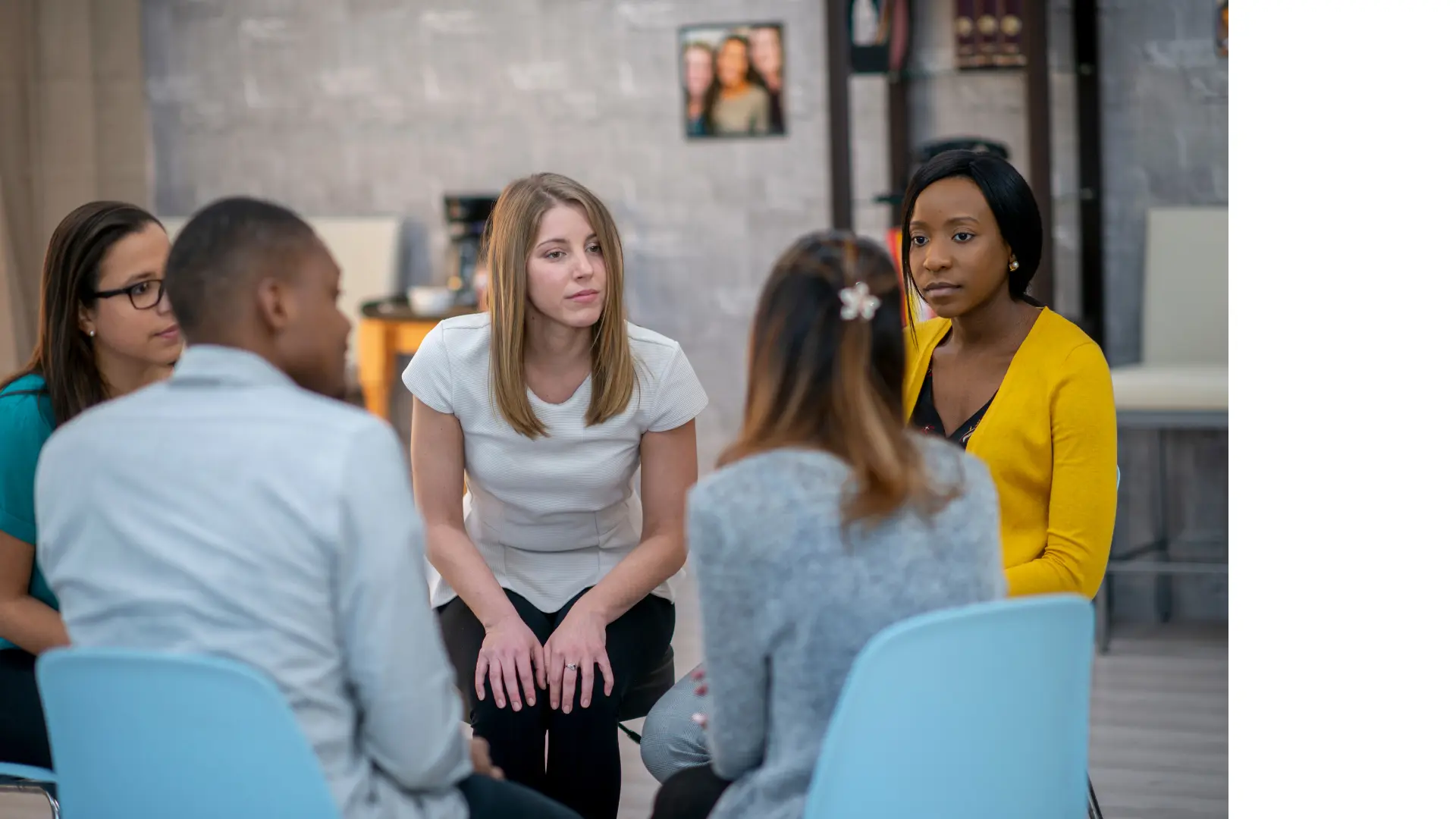 Youth group engaged in a workshop